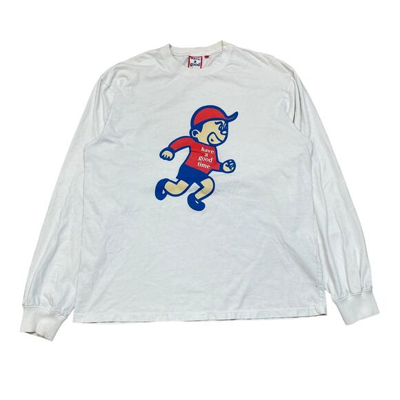 Have a Good Time Good Boy Logo Long Sleeve Shirt Men's XL - Picture 1 of 13